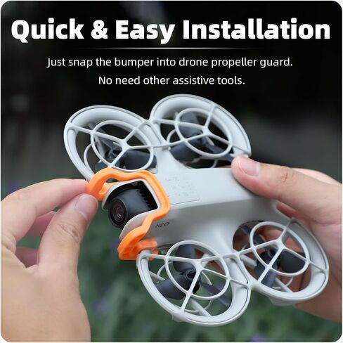 Lens Protector Cover for DJI NEO, Anti-impact Gimbal Camera Accessory (Orange) in Saudi Arabia