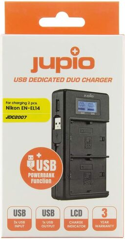 Duo USB Charger for Nikon EN-EL14a in Saudi Arabia