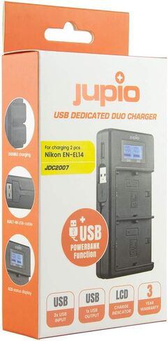 Duo USB Charger for Nikon EN-EL14a in Saudi Arabia