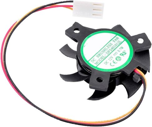 DFS401012L Diameter 37mm, Hole spacing 25x25x25mm DC12V 0.7W 3pin Soft Router Radiator Aluminum fin Cooling Fan in Kuwait