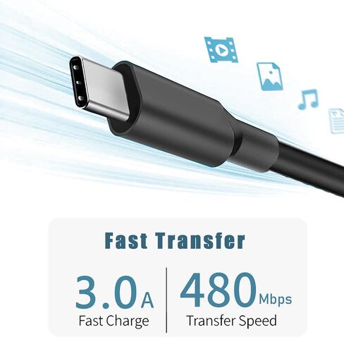 USB Fast Charger for T-Mobile REVVL 7 PRO REVVL PRO 6 5G/REVVL V+ 4 4+ 2 Plus 4 Plus/Revvlry+ Charger Charging Cable Cord Type C in Saudi Arabia