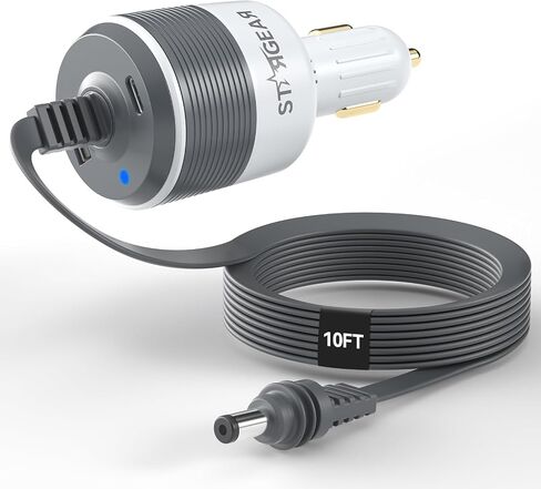 for Starlink Mini Car Adapter with 10FT Flat Cable, 24V Booster in Saudi Arabia