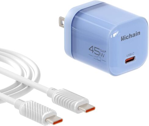 Hichain 45W USB C Charger Block, PD 3.0 Fast Charging USB C Charger Orange in Saudi Arabia
