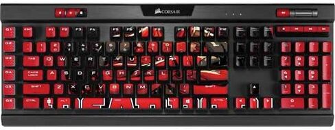 Skinit Decal Other Skin Compatible with K95 RGB Platinum Mechanical Gaming Keyboard - Officially Licensed Marvel Deadpool Wade Wilson Design in Saudi Arabia