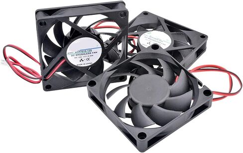 1 قطعة P7015 7 سنتيمتر 70 مللي متر مروحة 70x70x15 مللي متر DC5V 12 فولت 24 فولت 2pin الهيكل امدادات الطاقة راوتر العاكس التبريد (12 فولت كم) in Kuwait