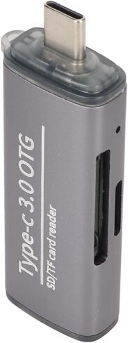 قارئ بطاقات تخزين USB 3 في 1، قارئ بطاقات USB C OTG مع سرعة نقل 5 جيجابت في الثانية، سبائك الألومنيوم المحمولة وقارئ بطاقات SD مع حبل لأجهزة الكمبيوتر التي تعمل بنظام Android in Saudi Arabia