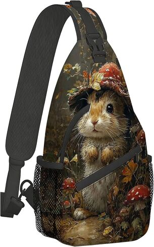 Sling Bag for Women Men, Lightweight Crossbody Chest Bag Travel Hiking Daypack Shoulder Backpack in Saudi Arabia