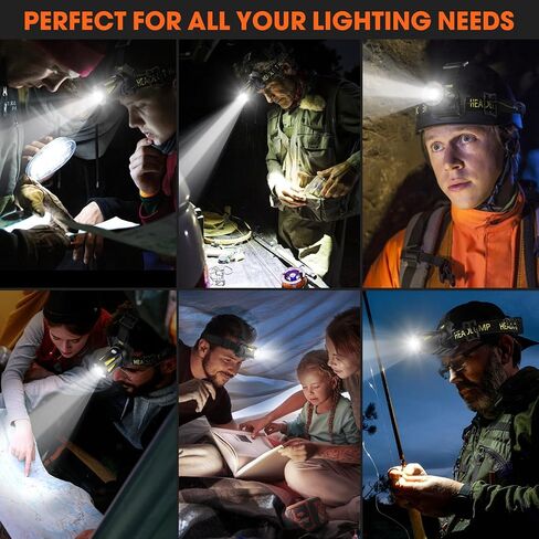 Triple-Beam Rechargeable Headlamp, 6500K 3 P50.2 LEDs in Kuwait