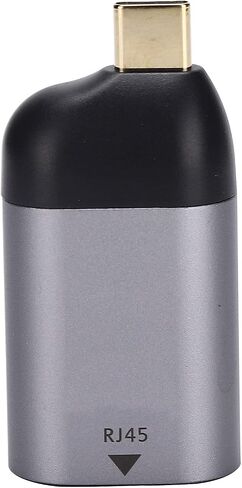 TypeC to Gigabit RJ45 Network Port Adapter, Durable Aluminum in Saudi Arabia