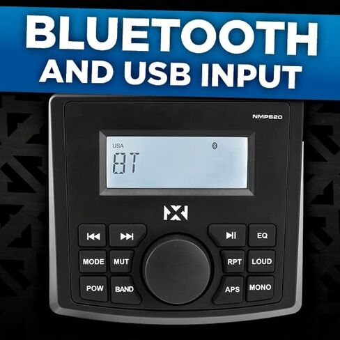 NVX NMPS20 Gauge Style Marine Stereo in Saudi Arabia