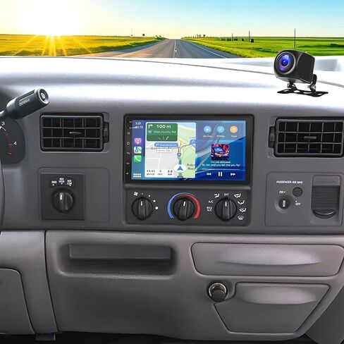 7" Double Din Car Radio Stereo for 1999-2004 Ford F250 F350 Super Duty in Saudi Arabia