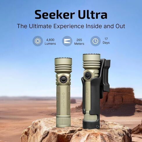 OLIGHT Seeker Ultra Rechargeable EDC Flashlight, High Lumen Bright Light in Saudi Arabia