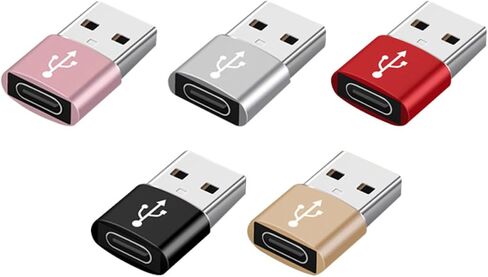 Toyvian 5pcs USB C Female to USB 3.0 Male Adapter for Phone Laptop in Kuwait