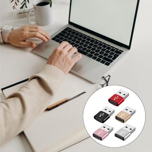 Toyvian 5pcs USB C Female to USB 3.0 Male Adapter for Phone Laptop in Kuwait