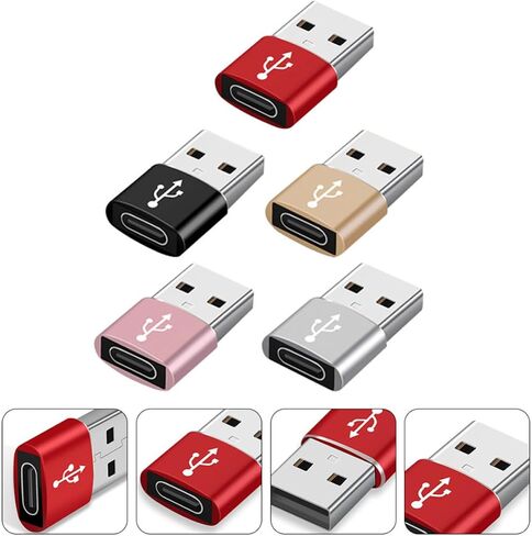 Toyvian 5pcs USB C Female to USB 3.0 Male Adapter for Phone Laptop in Kuwait