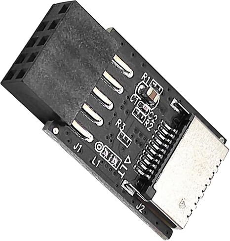 محول USB للوحة الأم، محول 9Pin USB2.0 من اللوحة الأمامية من النوع E إلى USB3.2 in Kuwait