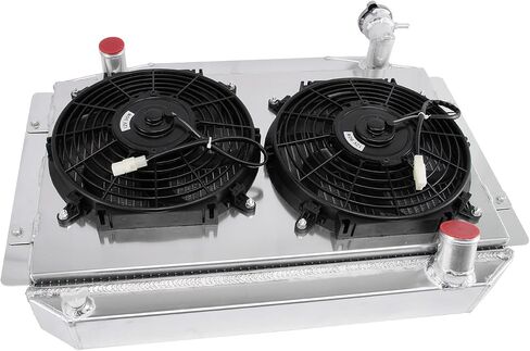 Automotive Replacement Engine Radiators 3 Row Radiator Shroud Fan For Chevy Corvette 350 V8 3.8L 4.3L 4.6L MT 1955-1960 Aluminum Radiator Fan in Saudi Arabia