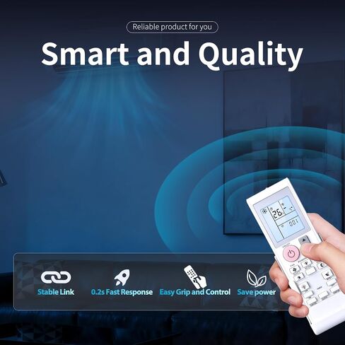 New 2531835 Replacement Remote Control for DAIKIN Air Conditioner BRC52A61 in Kuwait