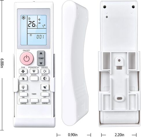 New 2531835 Replacement Remote Control for DAIKIN Air Conditioner BRC52A61 in Kuwait