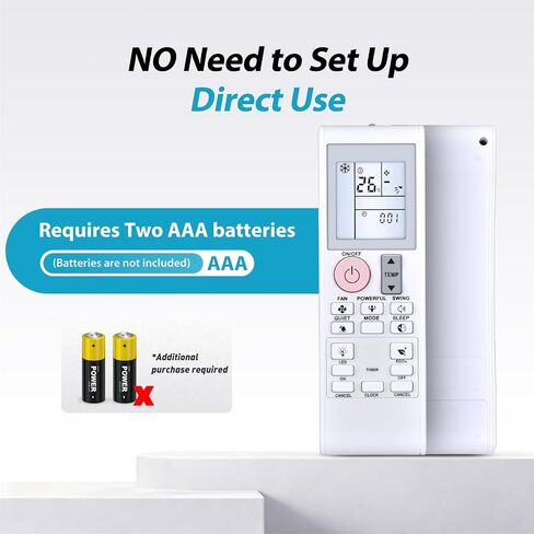 New 2531835 Replacement Remote Control for DAIKIN Air Conditioner BRC52A61 in Kuwait