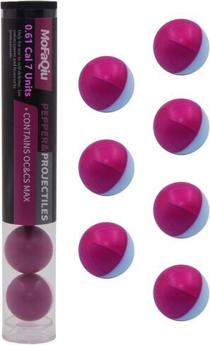 MAX 61 Cal(OCandCS)Pepper balls ,nanometer ultrafine powder, diffusion radius increased by 80%, Special fracture groove design,Laser mirror seamless welding,Compatible All .61 Cal pepper ball launcher in Saudi Arabia