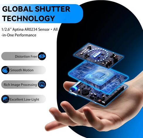 200FPS Global Shutter USB Camera, USB3.0 High Speed Webcam in Kuwait