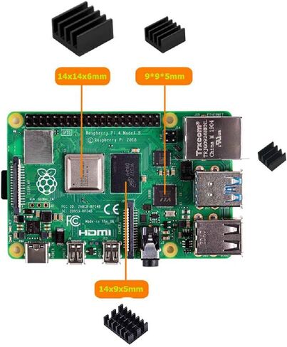 Acrylic Case 9 Layers with Cooling Fan Heatsink for Raspberry Pi 4B in Kuwait