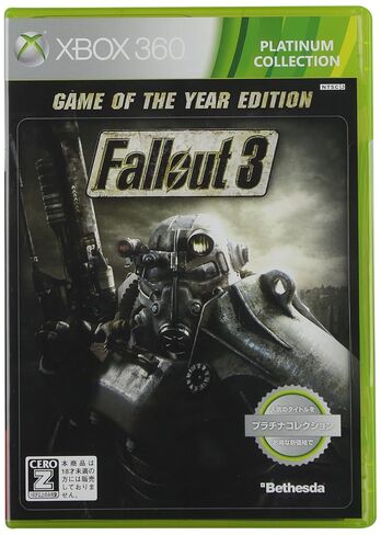 Fallout3 GAME OF THE YEAR EDITION platinum collection [CERO rating "Z"] [aged 18 and over is the object] in Saudi Arabia