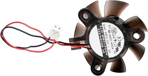 AD0412MB-G76 قطر 37 مللي متر فتحة الملعب 26 مللي متر DC12V 0.08A 2pin كمبيوتر صناعي راوتر الرسومات مروحة التبريد in Kuwait