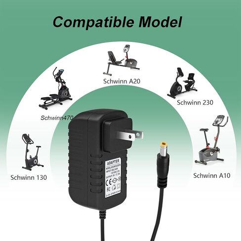 9V Adapter for Schwinn 130 150 170 230 240 270 Exercise Bike Power Cord in Saudi Arabia