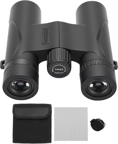 Greensen 10x25 Binoculars for Adults, BAK7 Prism Compact Foldable in Kuwait