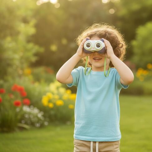 Toy Binoculars | Compact Lightweight Design, Cartoon Binoculars with Strap, for Discovery, in Saudi Arabia