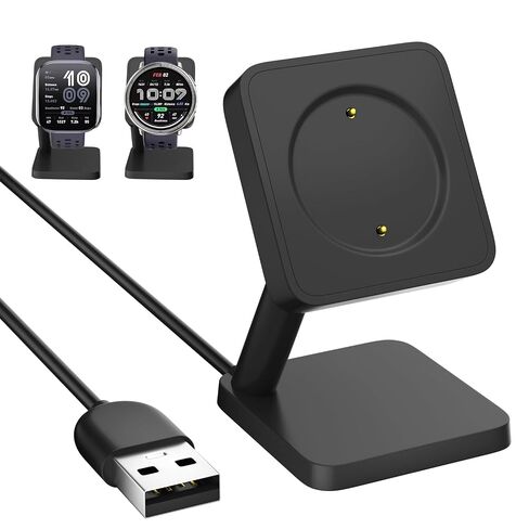 محطة شحن لـ Amazfit Bip 6/Active 2، شاحن بديل للساعة الذكية 3.3 قدم USB حامل شاحن مغناطيسي in Kuwait