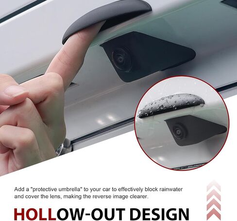 Backup Camera Rain Shield for Mazda 2 3 5 6 CX-3 CX-30 CX-5 CX-50 CX-60 CX-7 CX-8 CX-9, Rear View Hood Cover Waterproof ABS Reverse Sun Shade Barrier Protection Guard in Saudi Arabia