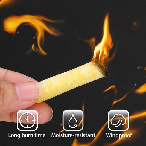 60 Pack Fire Plugs Fire Starter | 5+ Minute Burn | All Natural in Saudi Arabia