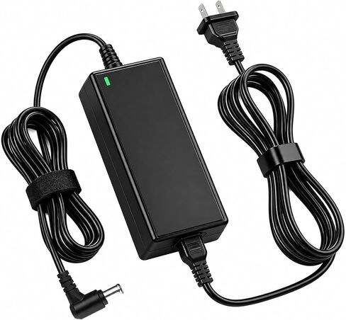 19V Monitor Power Cord for LG, 40W 2.1A DC Power Supply AC Adapter, 6.5 x 4.4mm DC-in Replacement Adapter for Select LED LCD Monitors in Kuwait