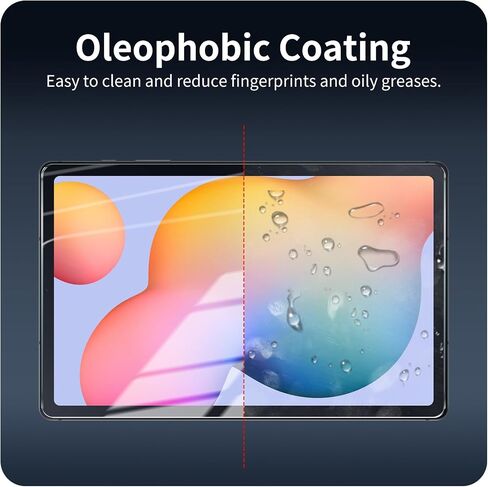 2-Pack Screen Protector for Samsung Galaxy Tab S6 Lite [10.4 Inch] (2024/2022/2020)(SM-P620/P625/P613/P619/P615/P610), Tempered Glass Film, HD, Anti-Scratch, 9H Hardness, Case Friendly in Saudi Arabia