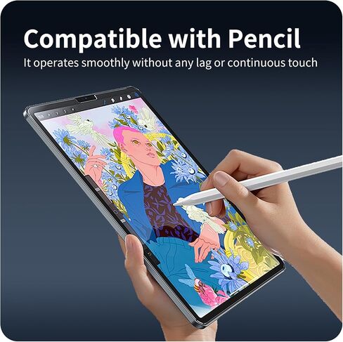 2-Pack Screen Protector for Samsung Galaxy Tab S6 Lite [10.4 Inch] (2024/2022/2020)(SM-P620/P625/P613/P619/P615/P610), Tempered Glass Film, HD, Anti-Scratch, 9H Hardness, Case Friendly in Saudi Arabia