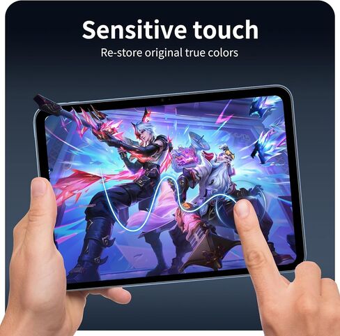 2-Pack Screen Protector for Samsung Galaxy Tab S6 Lite [10.4 Inch] (2024/2022/2020)(SM-P620/P625/P613/P619/P615/P610), Tempered Glass Film, HD, Anti-Scratch, 9H Hardness, Case Friendly in Saudi Arabia