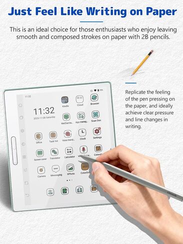 1-Pack Matte Screen Protector for Bigme B7 Pro 7 inch Reading Tablet,Matte Anti-Glare PET Film, Anti-Fingerprint & Scratch-Resistant for Natural Writing and Reading in Kuwait
