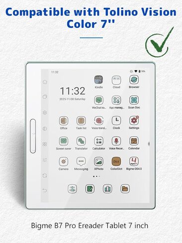 1-Pack Matte Screen Protector for Bigme B7 Pro 7 inch Reading Tablet,Matte Anti-Glare PET Film, Anti-Fingerprint & Scratch-Resistant for Natural Writing and Reading in Kuwait