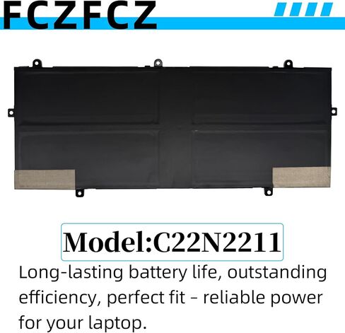بطارية C22N2211 75Wh 9702mAh بديلة لـ Asus Zenbook 14 OLED UX3405MA UX3405ZA UX3405VA Series 0B200-04400000 2ICP5/49/120-2 7.74V in Kuwait