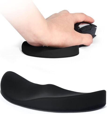 Ergonomic Mouse Wrist Rest Support,Gliding Wrist Pad Sliding Wrist Palm Rest that Moves with Mouse,Soft Memory Foam Pain Relief & Release Pressure On Hands for Office Work, Gaming, Coding Wrist-Left in Saudi Arabia
