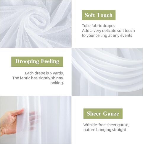 Navy Blue Wedding Arch Draping Fabric 28" x19FT Sheer Curtain Drapes in Saudi Arabia