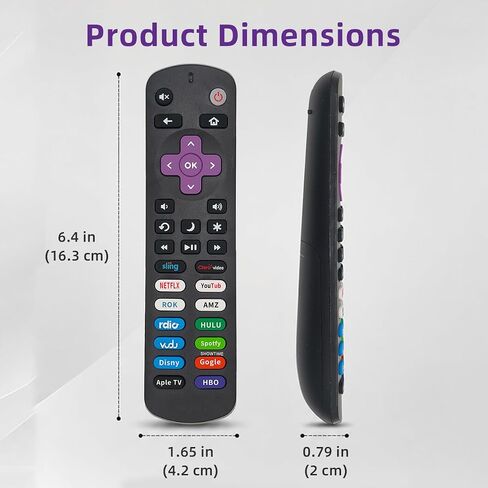 بديل لجهاز التحكم عن بعد Roku TV، 14 اختصار تطبيق، لا يتطلب أي إعداد in Kuwait