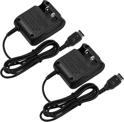 Charger for Gameboy Advance SP, Wall Travel Charger Power Cord for Nintendo DS and Game Boy Advance GBA SP Consoles, 5.2V 450mA, 2 Packs in Saudi Arabia