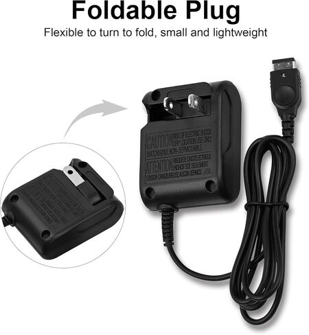 Charger for Gameboy Advance SP, Wall Travel Charger Power Cord for Nintendo DS and Game Boy Advance GBA SP Consoles, 5.2V 450mA, 2 Packs in Saudi Arabia