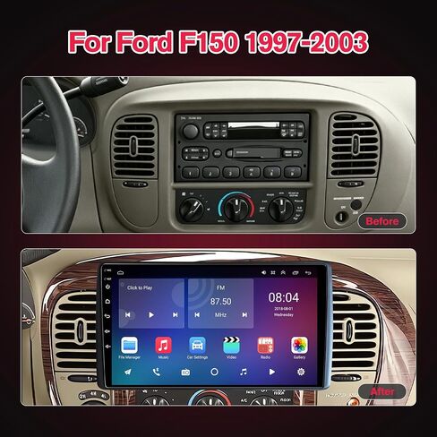 9 inch Car Radio for for Ford F150 1997-2003 IPS Touchscreen Android 13 Stereo with Wireless CarPlay Android Auto, 4+64G GPS Navigation Bluetooth Backup Camera Steering Wheel Control in Saudi Arabia