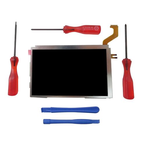 HOTIOGA 2026 New Replacement Compatible with Nintendo 3DS XL LCD Screen Display, Top Bottom & Upper Lower, with Tools in Saudi Arabia