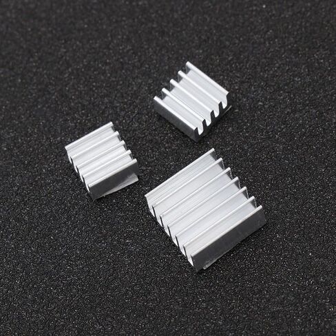3pcs Copper Heat Sink Kit, Aluminum Cooling Block Set in Saudi Arabia